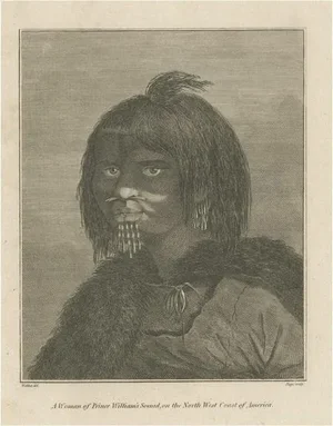 John Webber, Alaskan Woman, 1799, Print