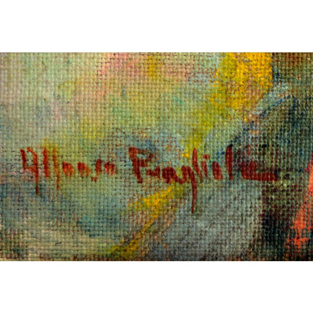 Early 21st Century Alfonso Pragliola, Calda Frammentazione Abstract Landscape, Mixed Media on Canvas, 2019 For Sale - Image 5 of 7