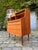 Teak Secretary Desk with Mirror and Lock, Denmark For Sale - Image 11 of 11