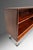 Bespoke 6ft Danish Mid-Century Modern Sofa Table / Display / Bookcase in Rosewood W/ Glass Sliding Doors, Denmark, C. 1960s For Sale - Image 14 of 18