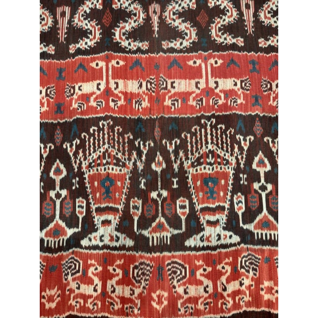 1950s Mid-Century Indonesian Handwoven Textile For Sale - Image 5 of 9