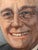 President Franklin Delano Roosevelt FDR Portrait Painting Circa 1940's Mid Century Framed For Sale - Image 11 of 18