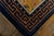 Mid 19th Century 1850s Yellow Geometric Antique Chinese Ningxia Rug 2'9" X 4'8" Handknotted Wool Carpet For Sale - Image 5 of 6