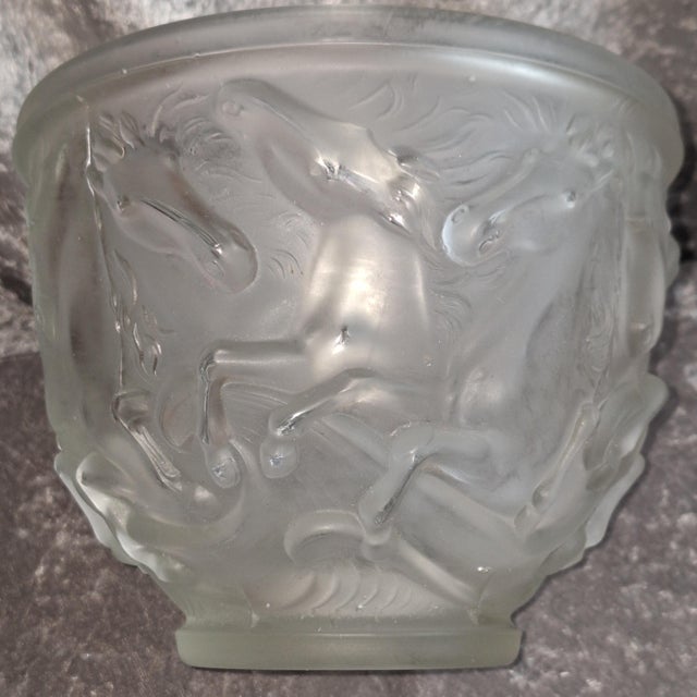 Satin Art Deco Glass Bowl by Josef Inwald for Barolac, 1930s For Sale - Image 3 of 7