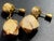 Miriam Haskell 1950s Pair of Miriam Haskell Signed Simulated Faux Fossil Coral Art Glass Earrings For Sale - Image 4 of 5