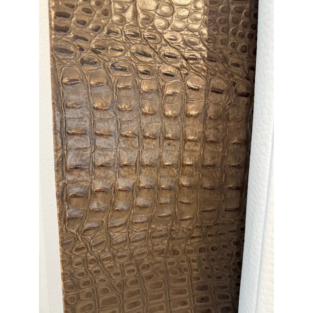 High-End Brazilian Design, known for sophisticated, organic luxury shapes and premium materials. Headboard features a dark...