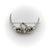 Early 20th Century Victorian Old Mine Cut Diamond Crescent Moon With Bow Brooch For Sale In Los Angeles - Image 6 of 12