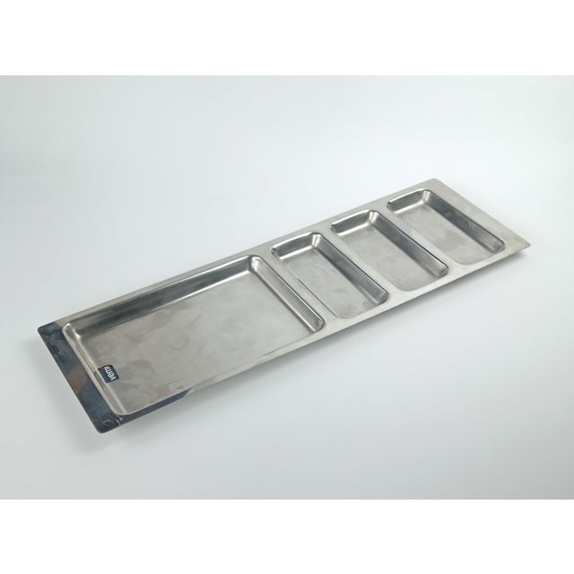 Mid-Century Modern Four-Compartment Serving Tray from Vemi, Italy, 1970 For Sale - Image 3 of 12