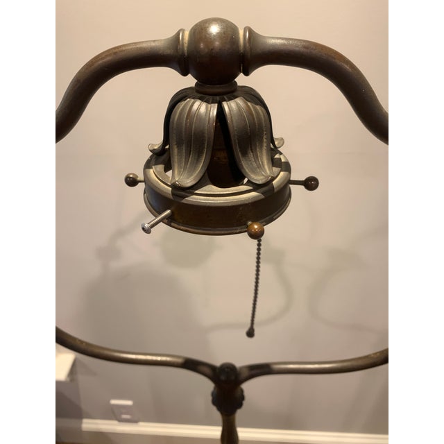 Early 20th Century Art Deco Iron Floor Lamp For Sale - Image 11 of 11