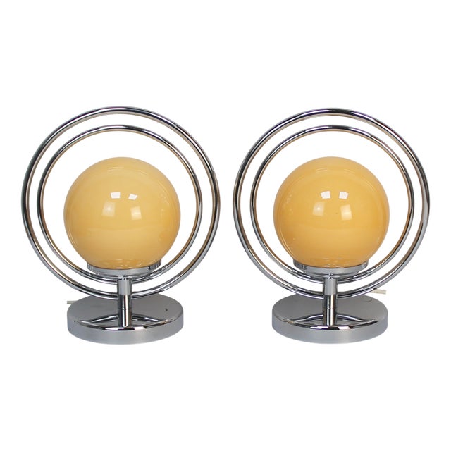 Vintage Table Lamps, 1970s, Set of 2 For Sale