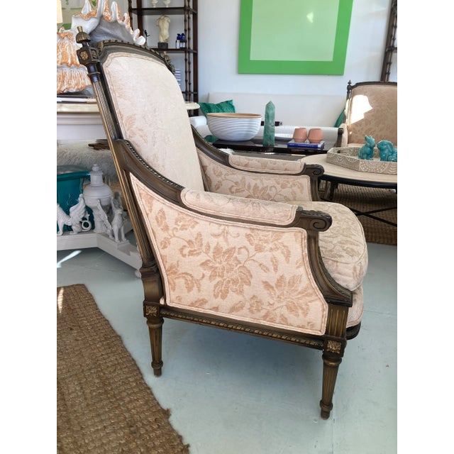 Fabulous French Louis XVI Style Club Chair from a John Elgin Woolf Project. We have 3 pieces available, please see...