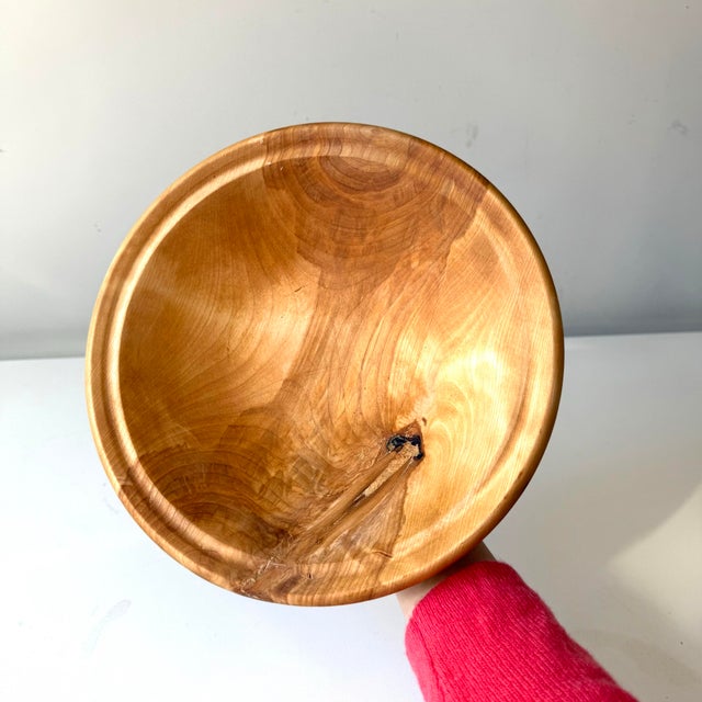 Late 20th Century Lathe Turned Alaskan Birch Bowl For Sale In Charleston - Image 6 of 8