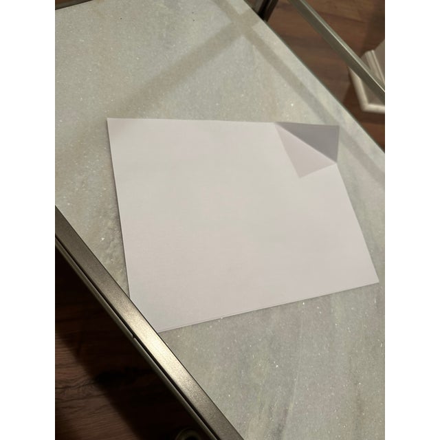 Restoration Hardware Restoration Hardware Glass , Chrome and Marble Bar Cart For Sale - Image 4 of 6