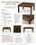 Coffee Vintage Mid-Century Modern Architectural Coffee & End Table Set in Tobacco Walnut For Sale - Image 8 of 8