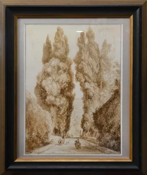 Jean-Honore Fragonard Lithograph, Framed