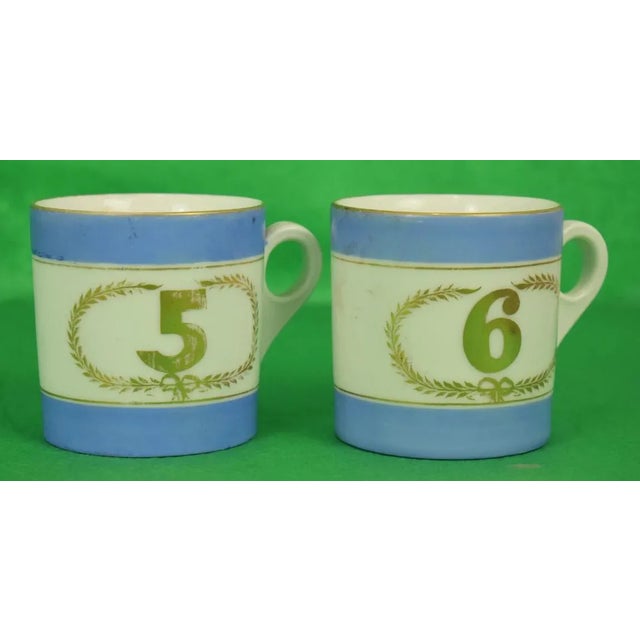Early 20th Century Antique English Porcelain Mugs - A Pair For Sale In New York - Image 6 of 6