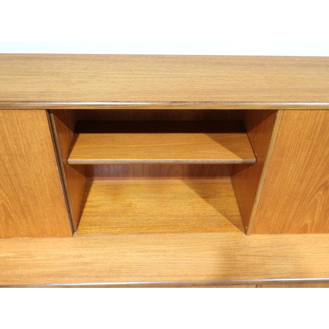 Mid Century Modern Vintage Teak Credenza Hutch Buffet by G Plan Danish Style For Sale - Image 4 of 15