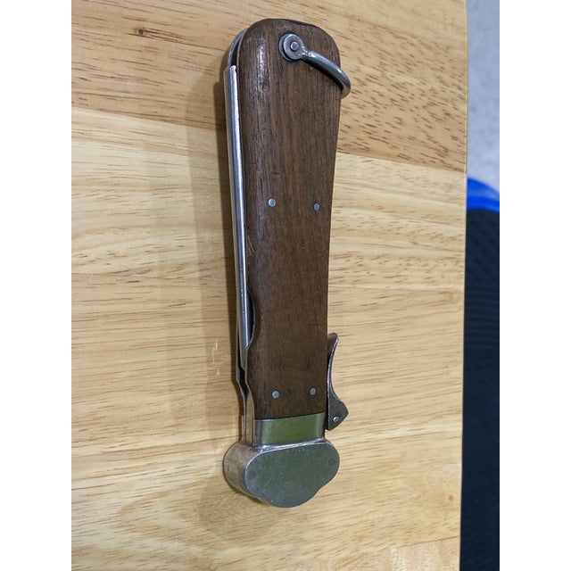 An original German WWII Luftwaffe Gravity Knife by Paul Weyersberg & Co. of Solingen is a collectible paratrooper knife...