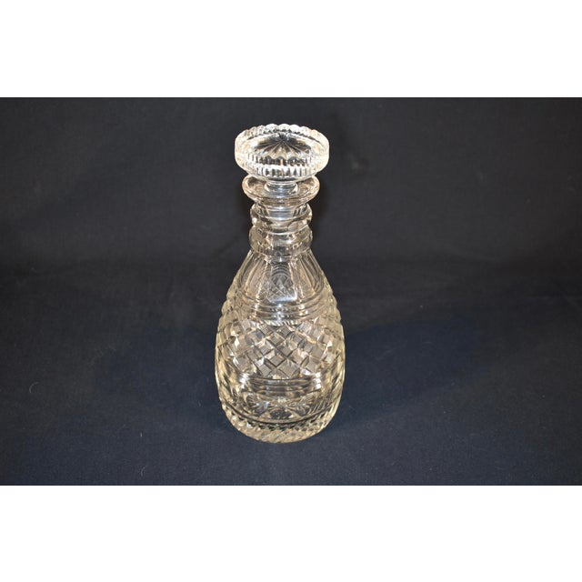 English Cut Glass Decanter, Circa 1930's For Sale - Image 4 of 7