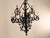 Quality Hand Forged Spanish Revival Wrought Iron Chandelier For Sale - Image 11 of 18
