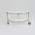 Metal Mid-Century Strind Coffee Table in White Glass and Nickel-Plated Steel by Ehlén Johansson for Ikea, Sweden, 1990s For Sale - Image 7 of 13