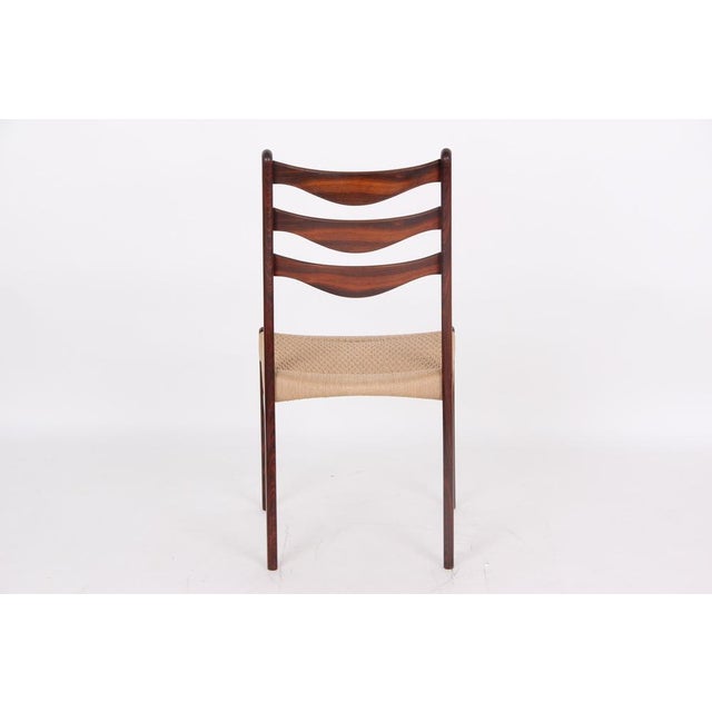 Dining Room Chairs in Rosewood by Arne Wahl Iversen, Denmark, 1970s, Set of 4 For Sale - Image 17 of 18