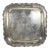 Vintage Square Silver Plated Bar Tray For Sale