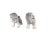 Vintage Late 20th Century High Gloss White Ceramic Foo Dogs - a Pair For Sale - Image 4 of 5