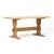 Brown Mid-Century Brutalist Rustic Dining Table For Sale - Image 8 of 9