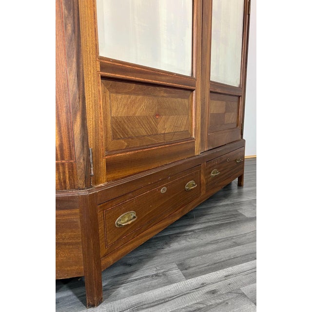 Antique French Wardrobe with Mirrors For Sale - Image 5 of 16