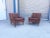 ✨ Pair of Mid-Century Walnut Lounge Chairs, 1960s ✨ This stunning pair of mid-century lounge chairs, expertly crafted in...