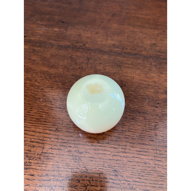 1880s Victorian Miniature Shiny Burmese Uranium Glass Rose Bowl Thomas Webb/ Mt Washington For Sale In Seattle - Image 6 of 7