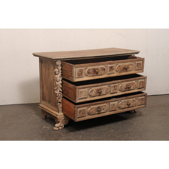 Baroque 18th Century Italian Richly Carved Period Baroque Chest For Sale - Image 3 of 13