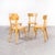 French Blonde Bentwood Dining Chairs from Baumann, 1950s, Set of 4 For Sale - Image 3 of 9