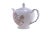 Royal Crownford 1970s Stafforshire Ironstone Brown Floral Teapot For Sale - Image 4 of 8