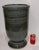Modern Stripped Gray Glaze Porcelain Vase For Sale - Image 4 of 5