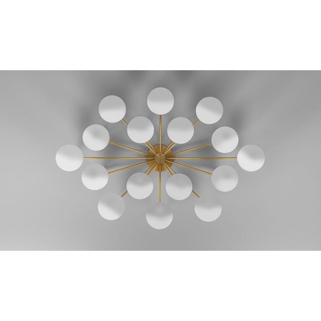Metal Orion Oval Chandelier For Sale - Image 7 of 13