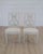 Pair of Antique French Neoclassical Painted Chairs in Antique Linen For Sale - Image 13 of 13