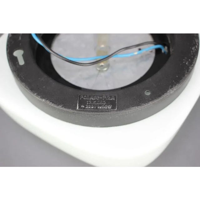 Metal Mid-Century Modern Wall Light, Czechoslovakia, 1960s For Sale - Image 7 of 11