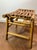 Mid-Century Modern 1950s Pair of Japanese Take-Zaiku Bamboo "Curule" Benches For Sale - Image 3 of 10