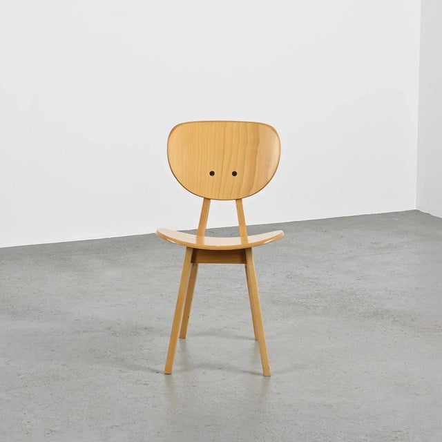 Wood 3221 Chairs by Jenzo Sakakura for Tendo Mokko, 1980s, Set of 4 For Sale - Image 7 of 11
