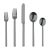 Contemporary Mepra Stile 5-Piece Flatware Set, Oro Black For Sale - Image 3 of 3