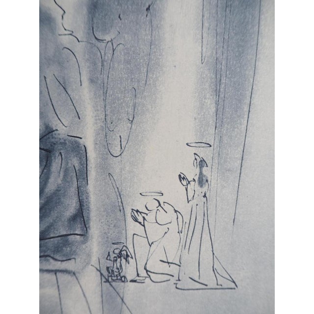 Salvador Dali, Paradise 12, The Triumph of Christ and the Virgin, Engraving For Sale - Image 4 of 8