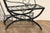 Pair of 1970s Wrought Iron Folding Patio Chairs by Hervé Baume | Outdoor Armchairs | France For Sale - Image 10 of 18