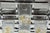 Metal Vintage Abstract Italian Glass & Chrome Chandelier For Sale - Image 7 of 10