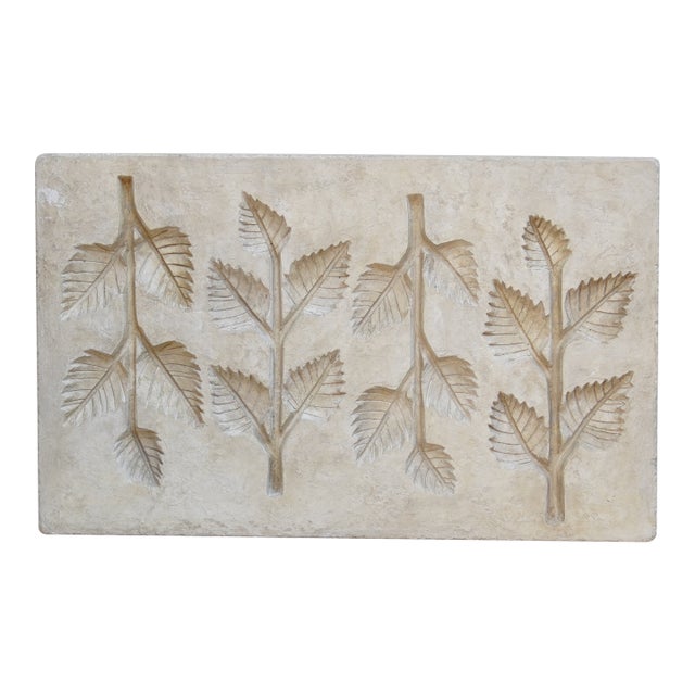 Formations Chestnut Leaf Botanica Cast in Concrete For Sale