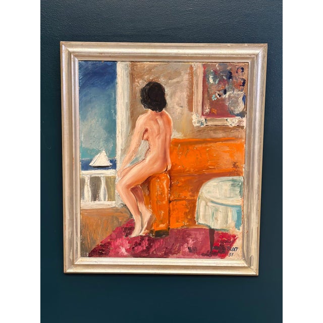 Carl Magnus Lindqvist, Summer Cottage, 1960s, Oil on Canvas, Framed For Sale - Image 15 of 18