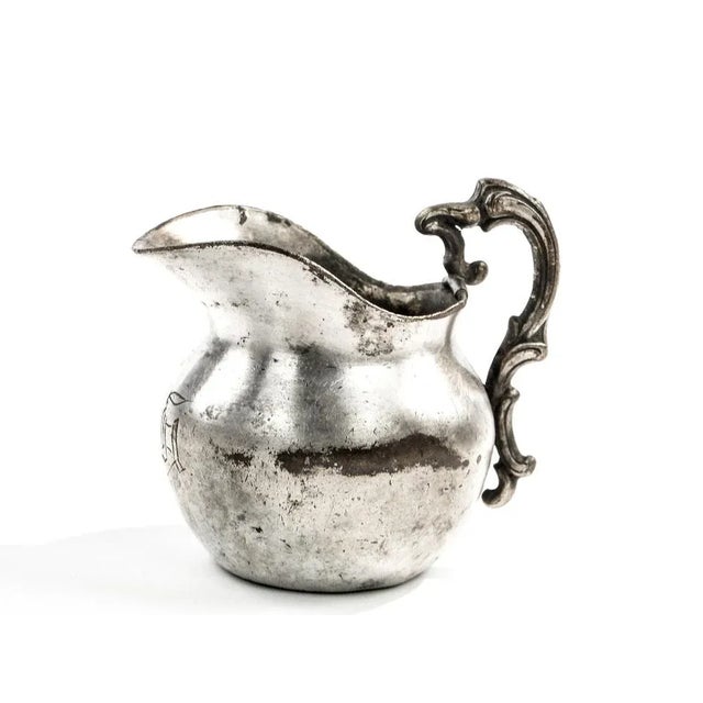 Biedermeier Milk Jug by Fraget, Poland, 1860s For Sale - Image 3 of 8