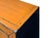 Distressed Vintage Style Weathered Orange Drawers Credenza Cabinet For Sale - Image 15 of 15