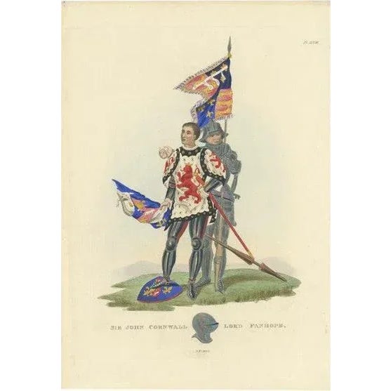 Samuel Rush Meyrick, Sir John Cornwall Lord Fanhope, 1842, Print For Sale - Image 6 of 6